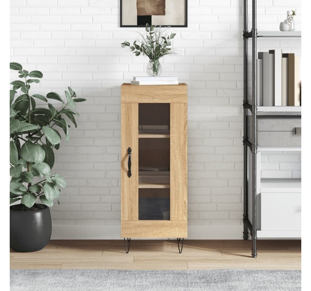 furnicato Sideboard Sonoma-Eiche 34,5x34x90 cm Holzwerkstoff von furnicato