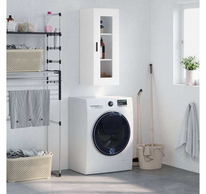 furnicato Sideboard Wandschrank Weiß 34,5x34x90 cm (1 St) von furnicato