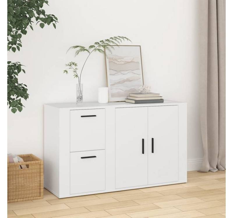 furnicato Sideboard Weiß 100x33x59,5 cm Holzwerkstoff (1 St) von furnicato