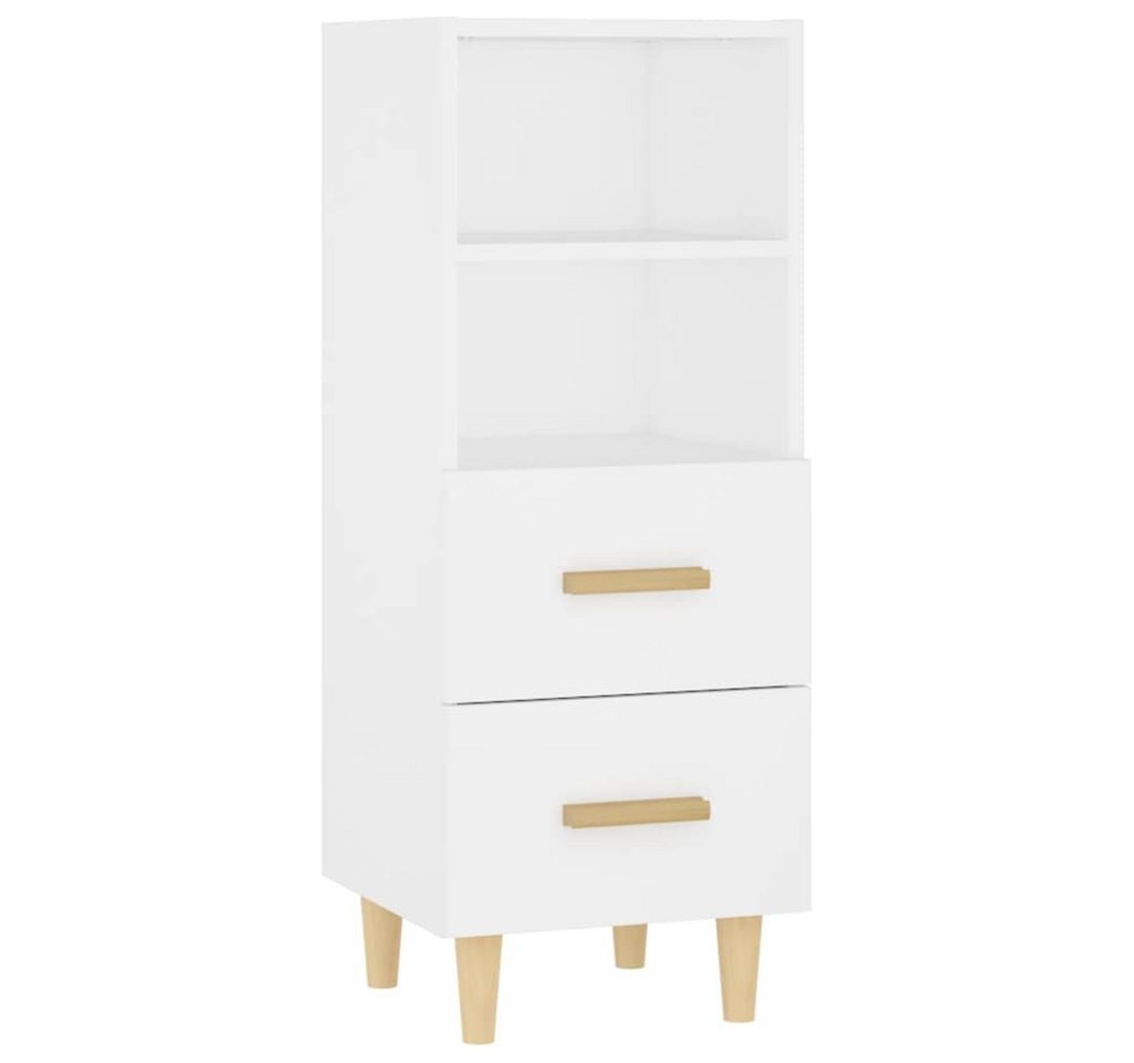 furnicato Sideboard Weiß 34,5x34x90 cm Holzwerkstoff (1 St) von furnicato
