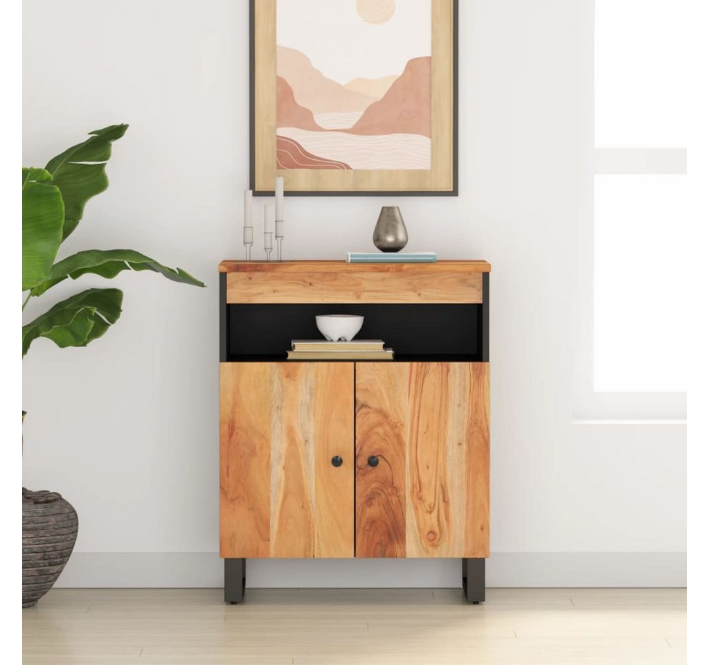 furnicato Sideboard mit 2 Türen 60x33x75 cm Massivholz (1 St) von furnicato
