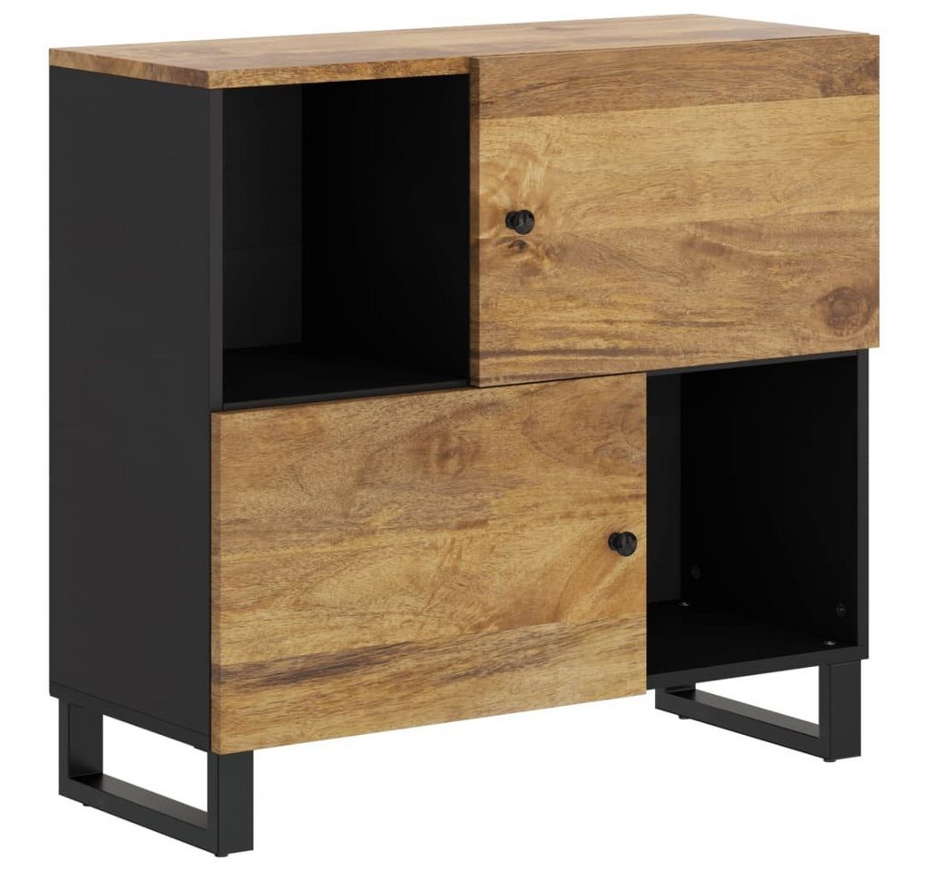 furnicato Sideboard mit 2 Türen 80x33x75 cm Massivholz (1 St) von furnicato