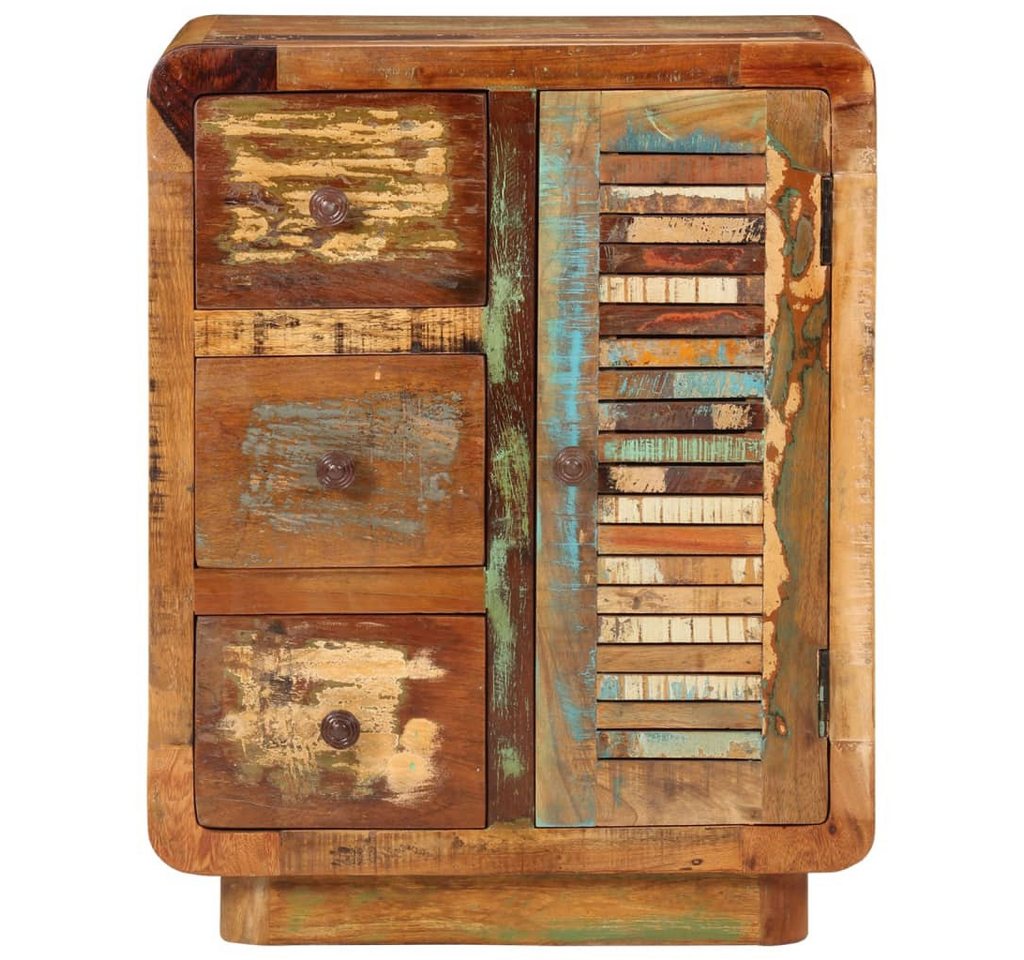 furnicato Sideboard mit 3 Schubladen 55x30x70 cm Altholz Massiv von furnicato