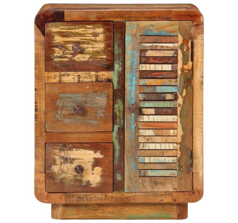 furnicato Sideboard mit 3 Schubladen 55x30x70 cm Altholz Massiv von furnicato