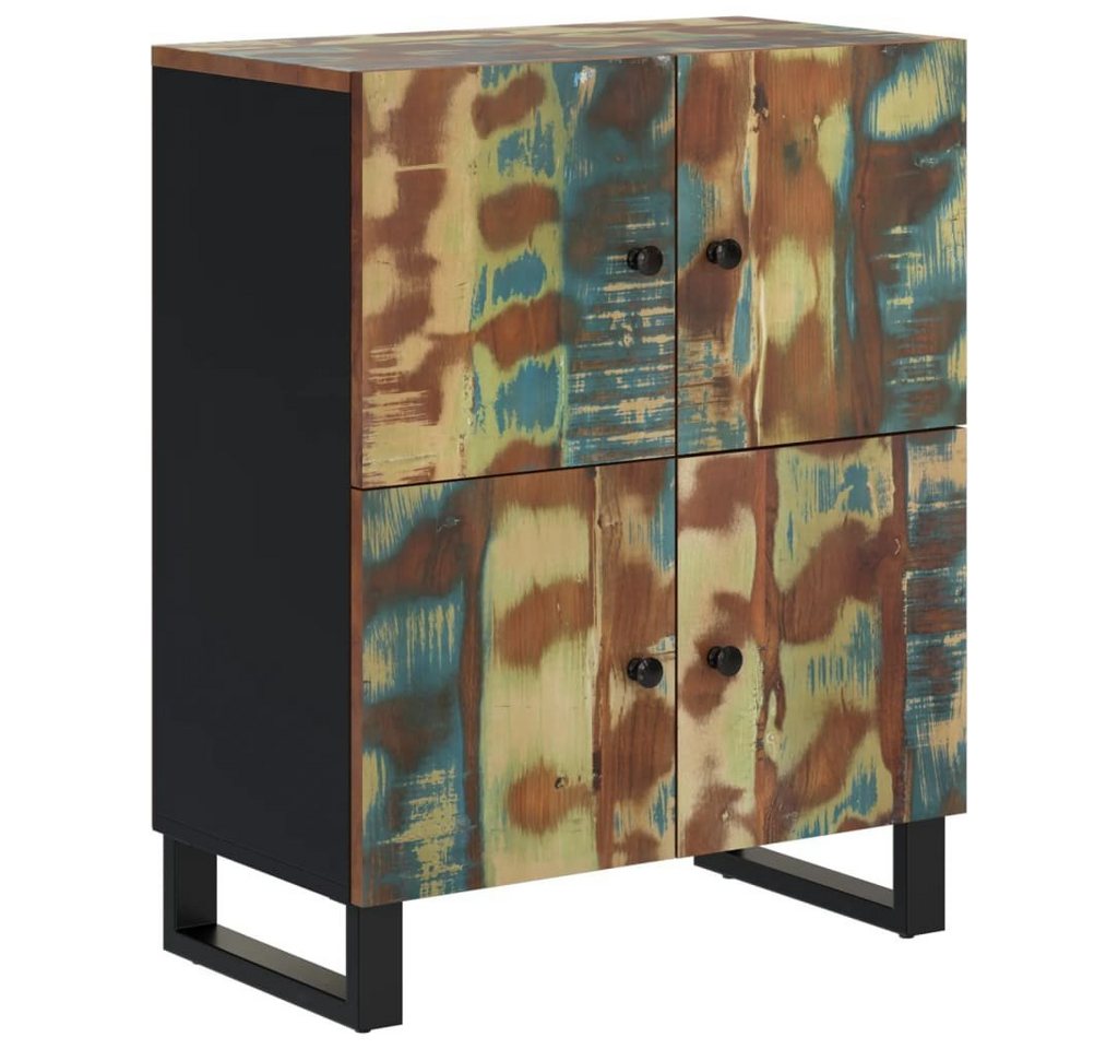 furnicato Sideboard mit 4 Türen 60x33x75 cm Altholz Massiv (1 St) von furnicato