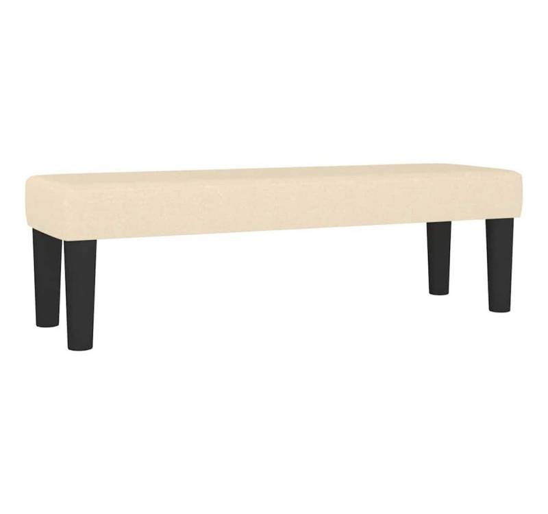 furnicato Sitzbank Creme 100x30x30 cm Stoff (1-St) von furnicato