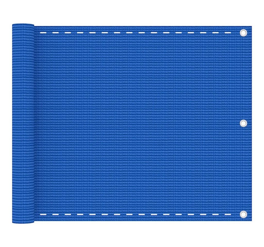 furnicato Sonnenschirm Balkon-Sichtschutz Blau 75x300 cm HDPE von furnicato