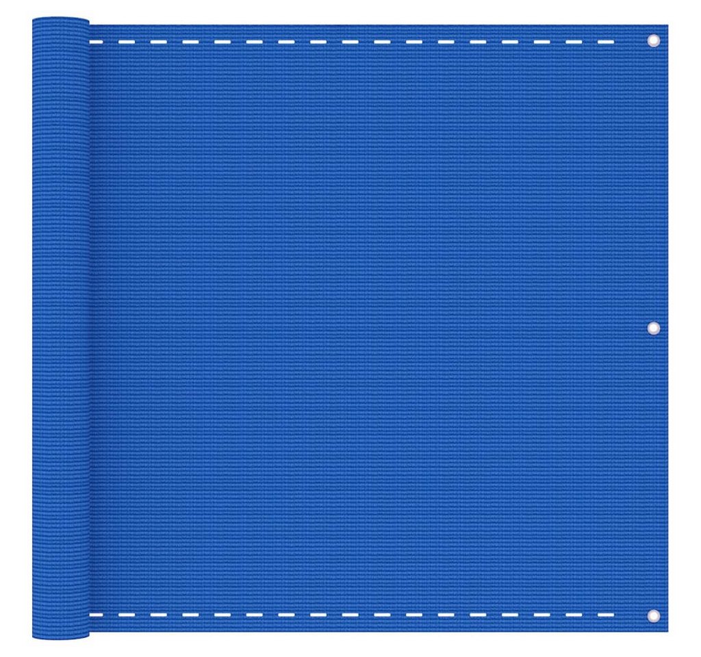furnicato Sonnenschirm Balkon-Sichtschutz Blau 90x600 cm HDPE von furnicato