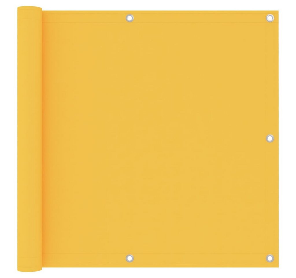 furnicato Sonnenschirm Balkon-Sichtschutz Gelb 90x600 cm Oxford-Gewebe von furnicato