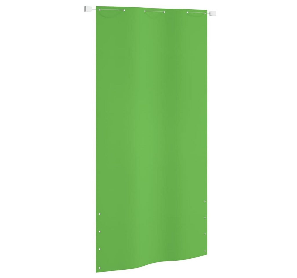 furnicato Sonnenschirm Balkon-Sichtschutz Hellgrün 120x240 cm Oxford-Gewebe von furnicato