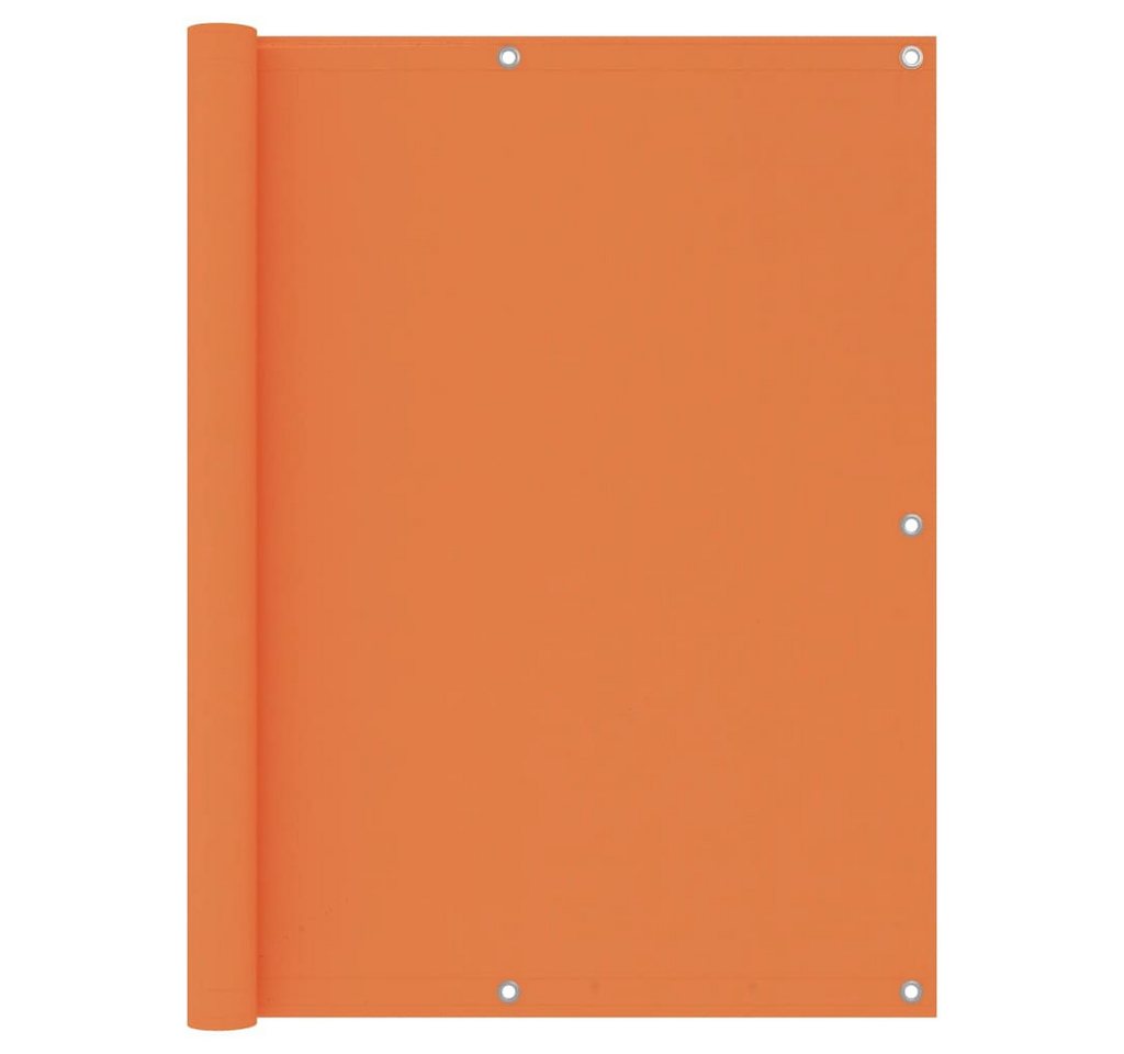 furnicato Sonnenschirm Balkon-Sichtschutz Orange 120x300 cm Oxford-Gewebe von furnicato