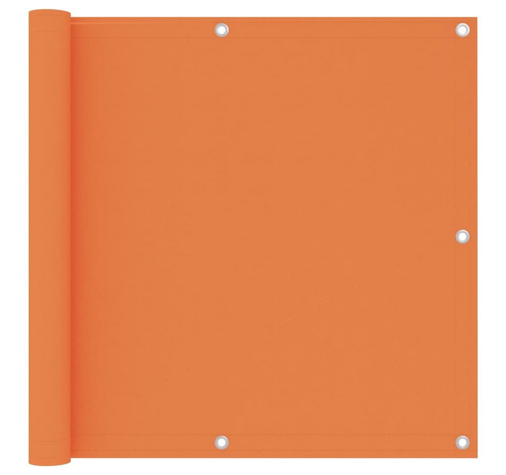 furnicato Sonnenschirm Balkon-Sichtschutz Orange 90x300 cm Oxford-Gewebe von furnicato