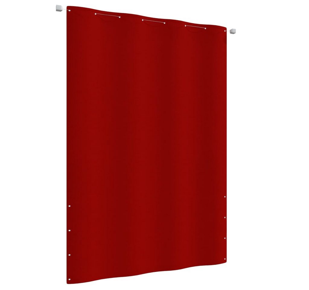 furnicato Sonnenschirm Balkon-Sichtschutz Rot 160x240 cm Oxford-Gewebe von furnicato