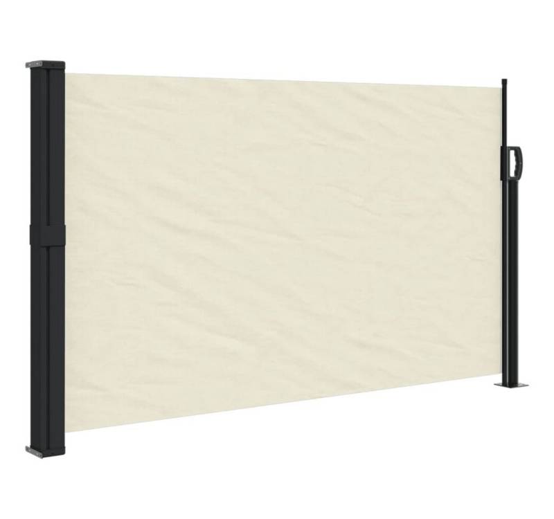 furnicato Markise Seitenmarkise Ausziehbar Creme 120x600 cm (1-St) von furnicato