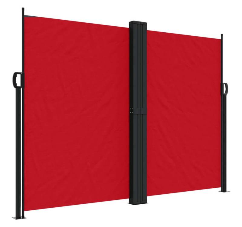 furnicato Markise Seitenmarkise Ausziehbar Rot 180x600 cm (1-St) von furnicato