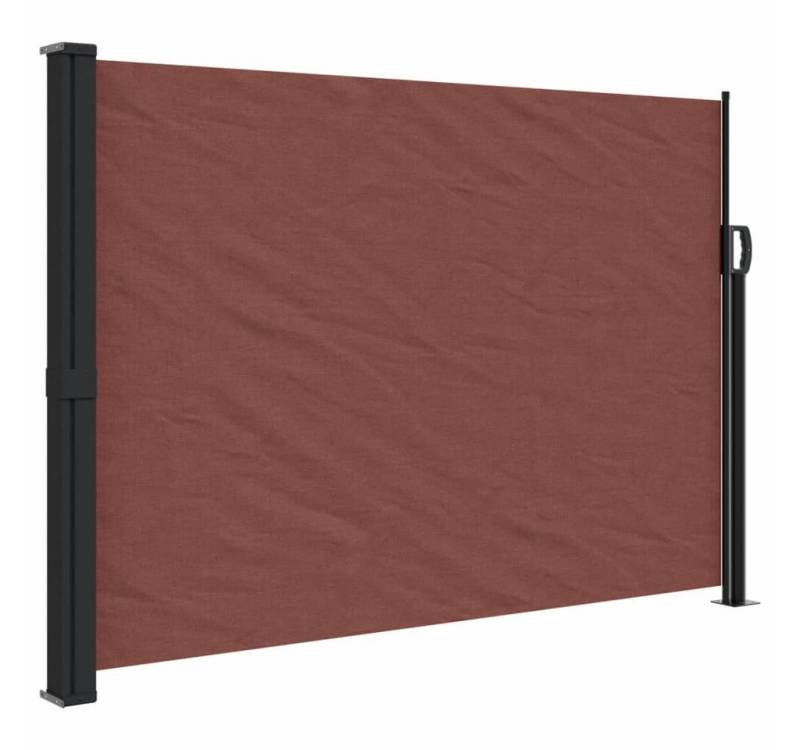 furnicato Markise Seitenmarkise Ausziehbar Braun 140x600 cm (1-St) von furnicato