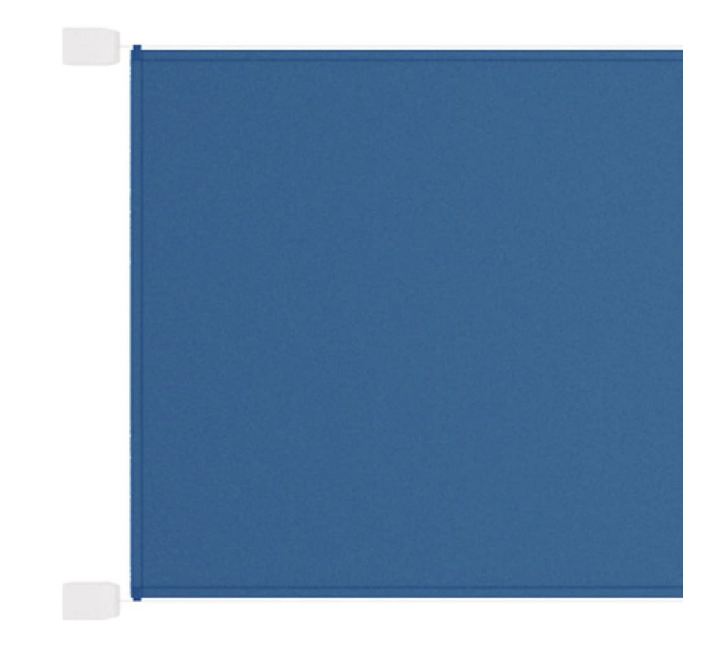 furnicato Markise Senkrechtmarkise Blau 60x600 cm Oxford-Gewebe von furnicato