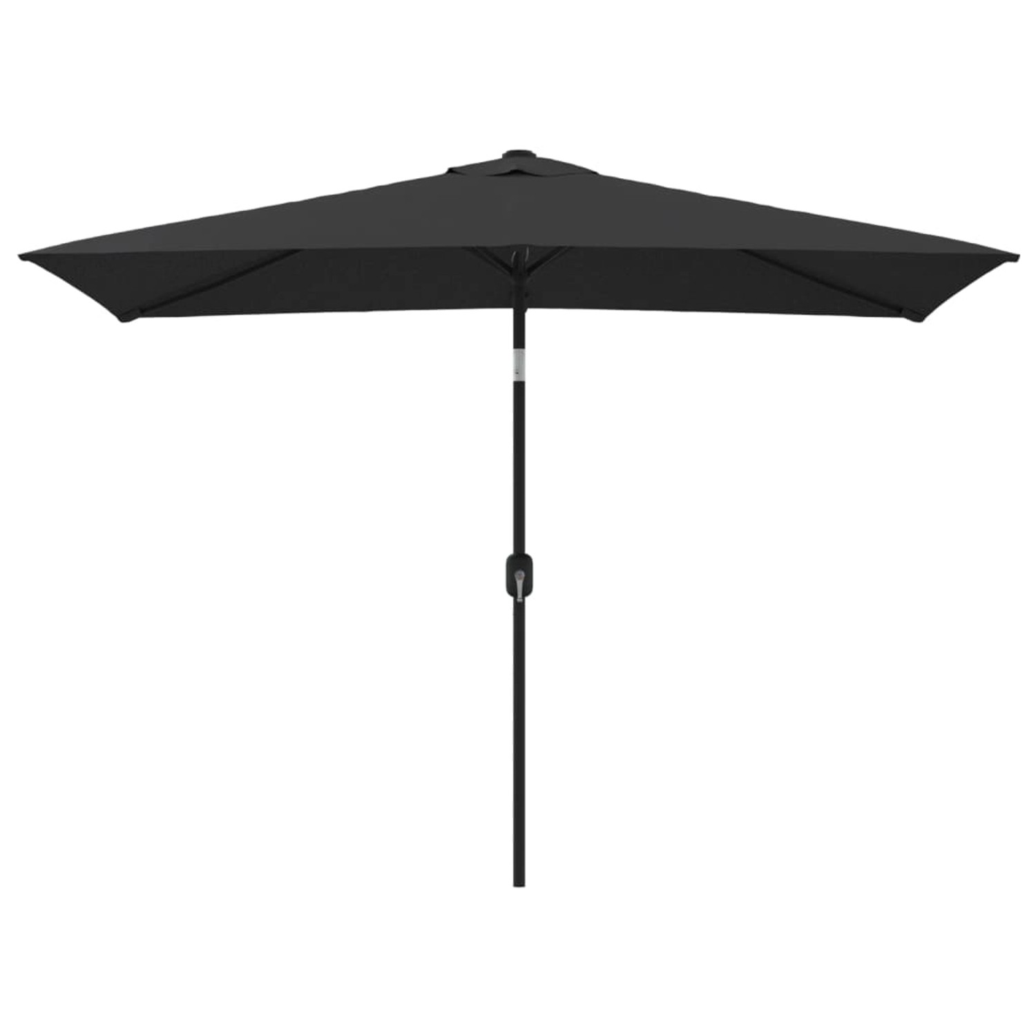 furnicato Sonnenschirm mit Metall-Mast 300x200 cm Schwarz furnicato Sonnenschirm mit Metall-Mast 300x200 cm Schwarz von furnicato