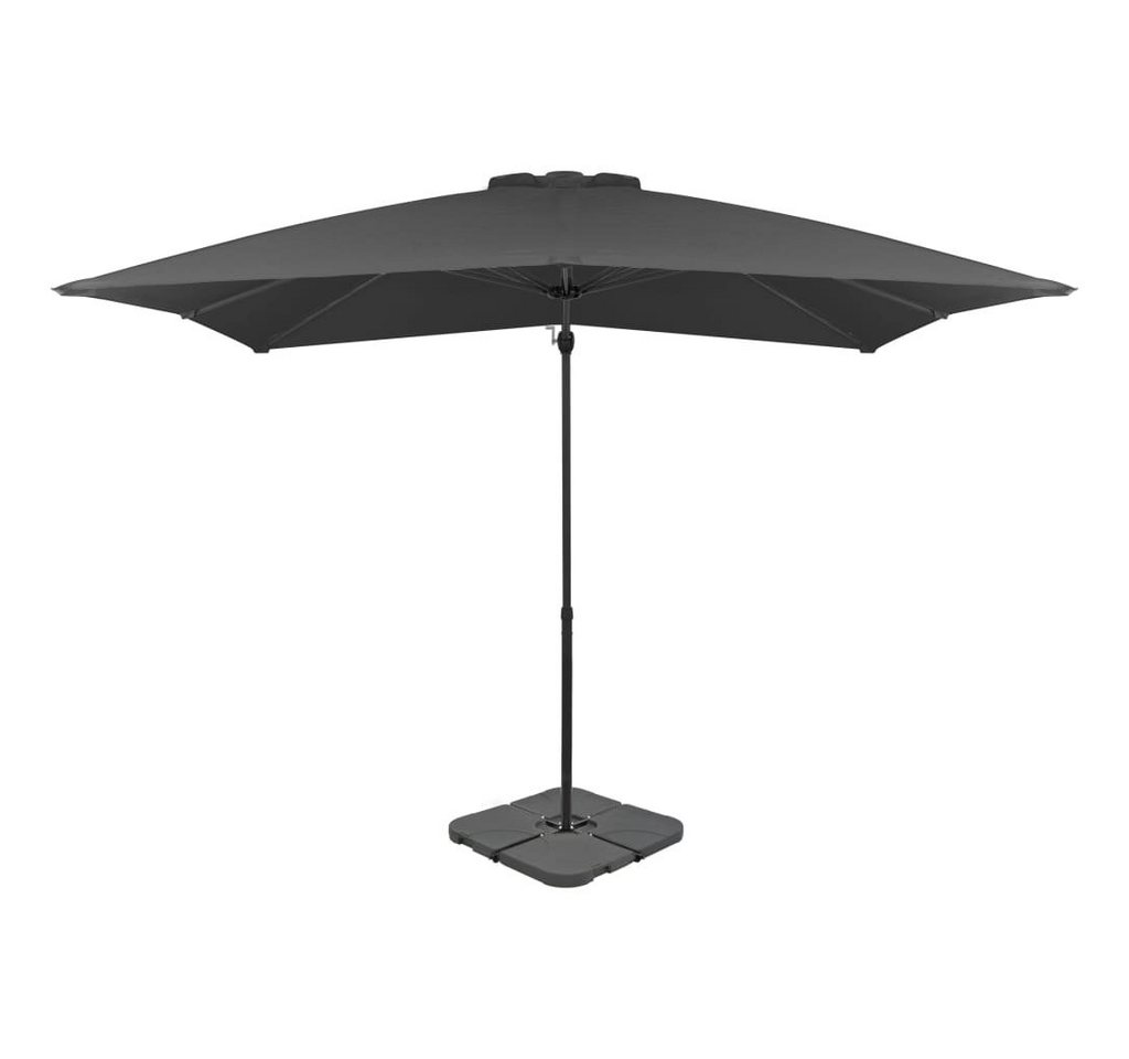 furnicato Sonnenschirm mit Schirmständer Anthrazit von furnicato