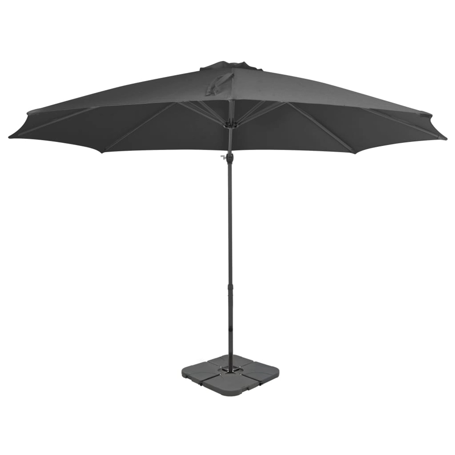furnicato Sonnenschirm mit Tragbarem Sonnenschirmständer Anthrazit furnicato Sonnenschirm mit Tragbarem Sonnenschirmständer Anthrazit von furnicato