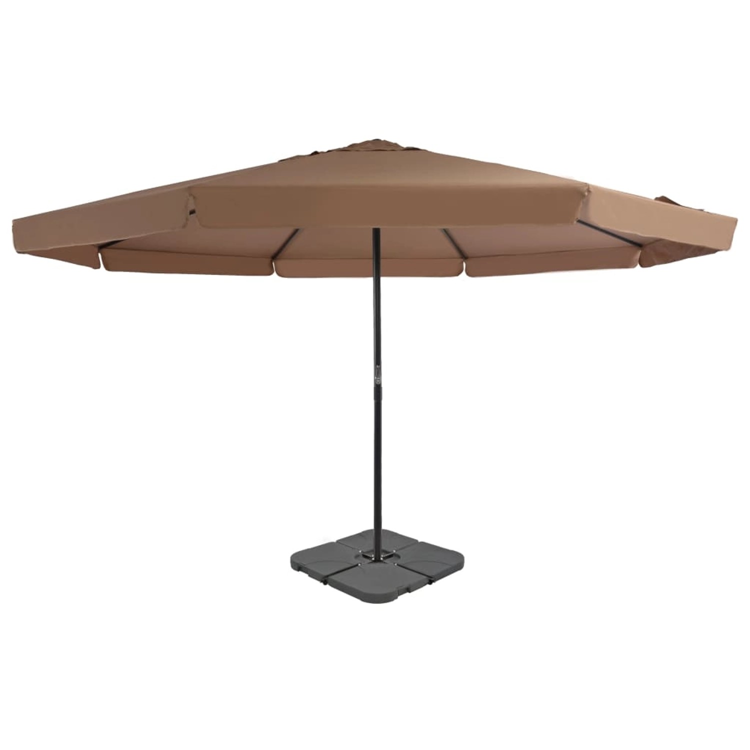 furnicato Sonnenschirm mit Tragbarem Sonnenschirmständer Taupe furnicato Sonnenschirm mit Tragbarem Sonnenschirmständer Taupe von furnicato