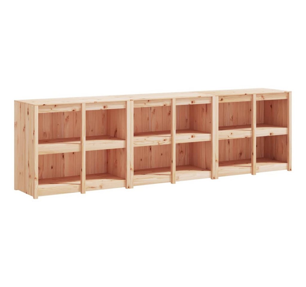 furnicato Stauraumschrank Outdoor-Küchenschränke 3 Stk. Massivholz Kiefer (3-St) von furnicato