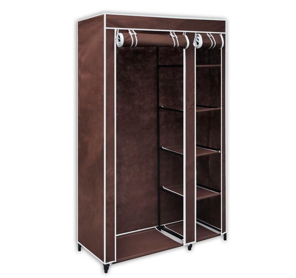 furnicato Stoffschrank Braun (1-St) von furnicato