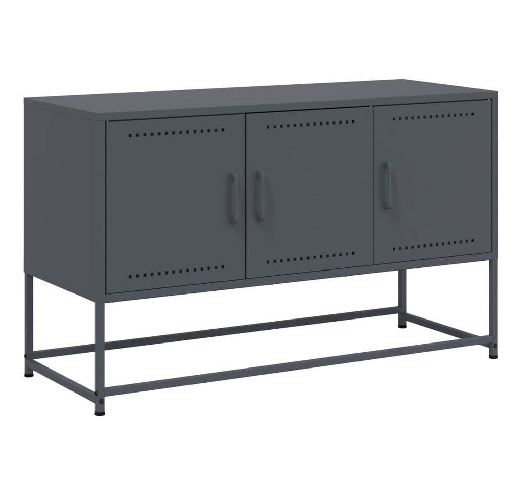 furnicato TV-Schrank Anthrazit 100,5x39x60,5 cm Stahl (1-St) von furnicato