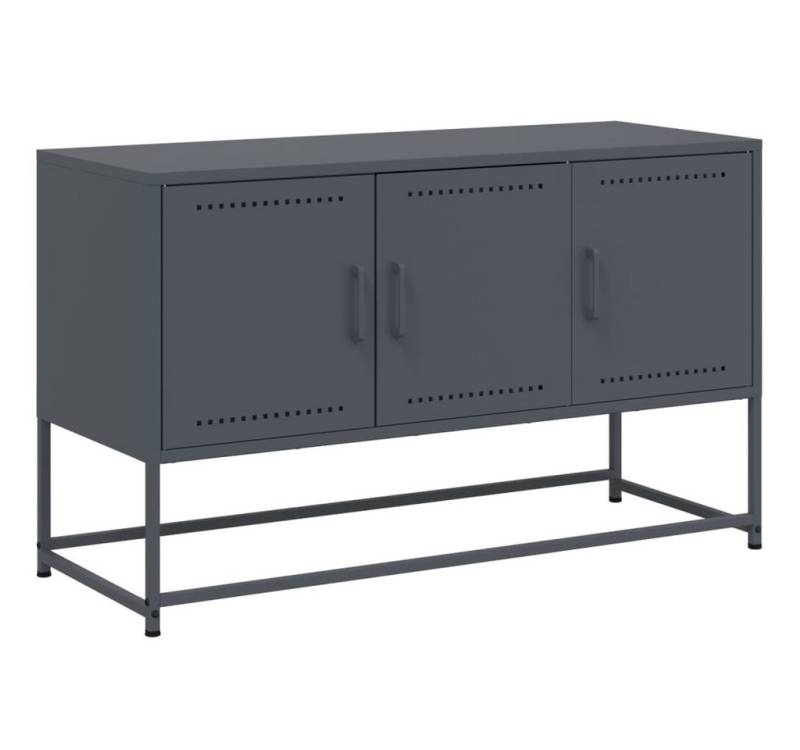 furnicato TV-Schrank Anthrazit 100,5x39x60,5 cm Stahl (1-St) von furnicato