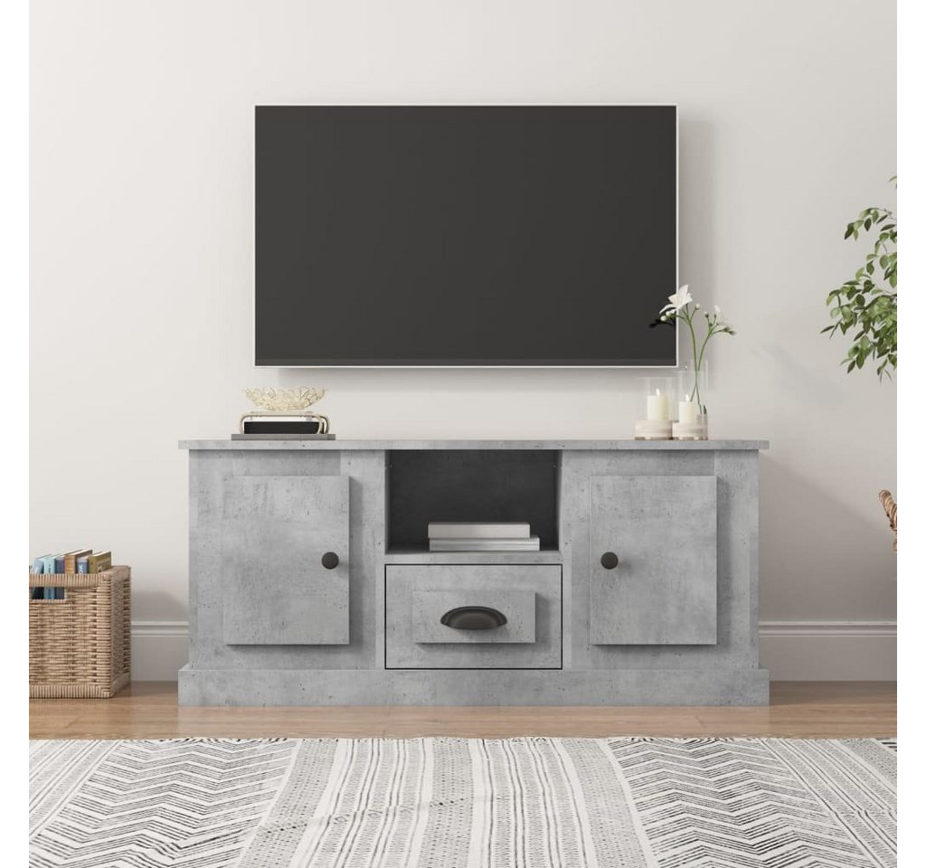 furnicato TV-Schrank Betongrau 100x35,5x45 cm Holzwerkstoff (1-St) von furnicato