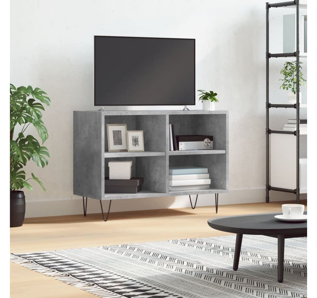 furnicato TV-Schrank Betongrau 69,5x30x50 cm Holzwerkstoff (1-St) von furnicato
