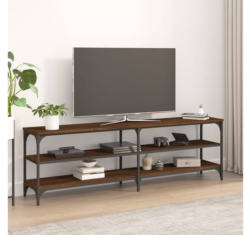 furnicato TV-Schrank Braun Eichen-Optik 160x30x50 cm Holzwerkstoff von furnicato