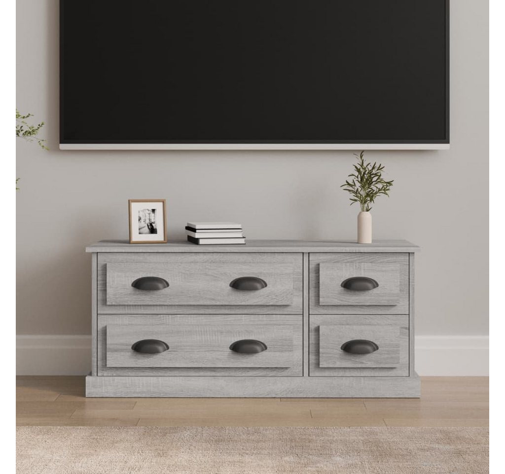 furnicato TV-Schrank Grau Sonoma 100x35,5x45 cm Holzwerkstoff (1-St) von furnicato