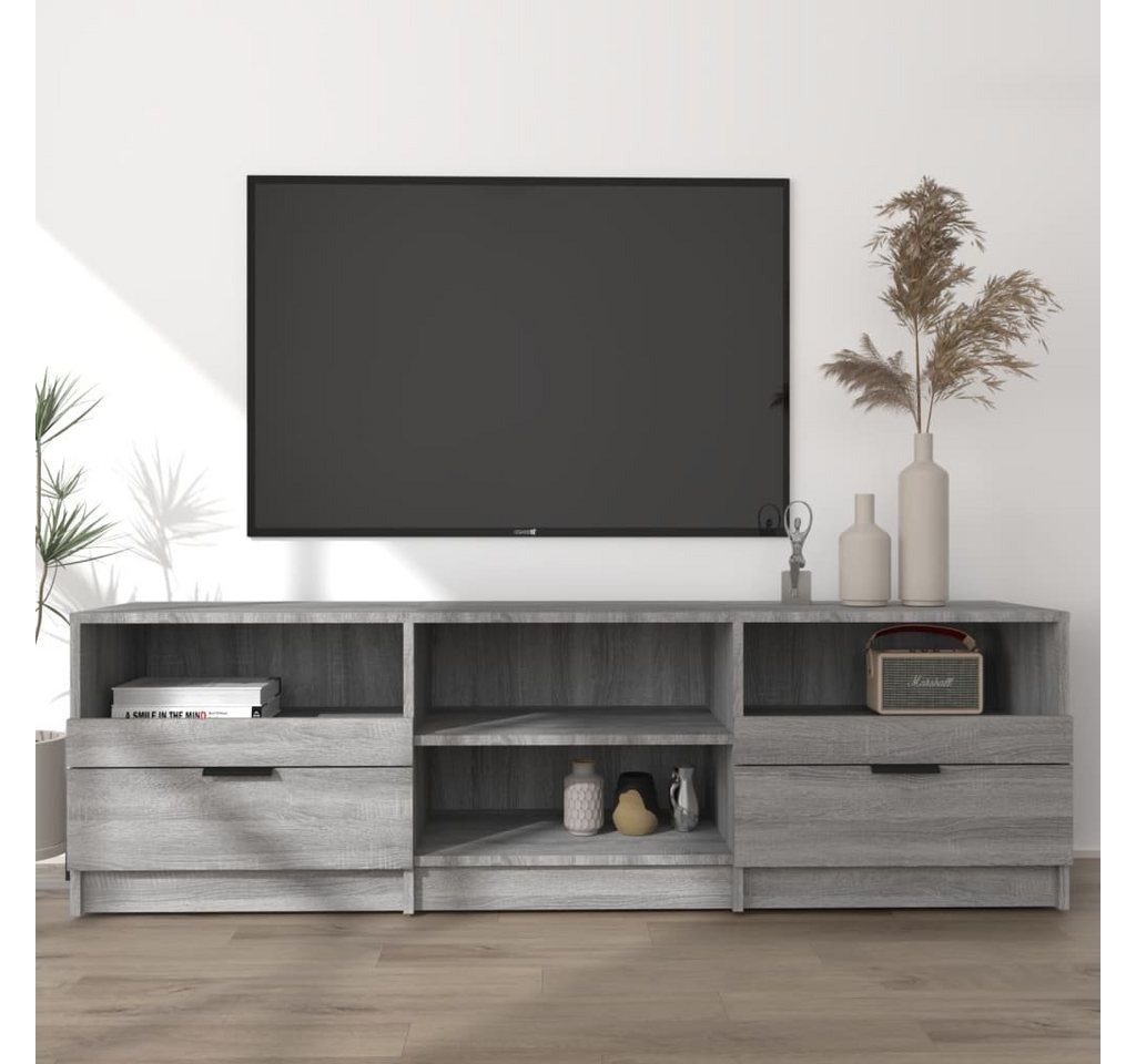 furnicato TV-Schrank Grau Sonoma 150x33,5x45 cm Holzwerkstoff von furnicato