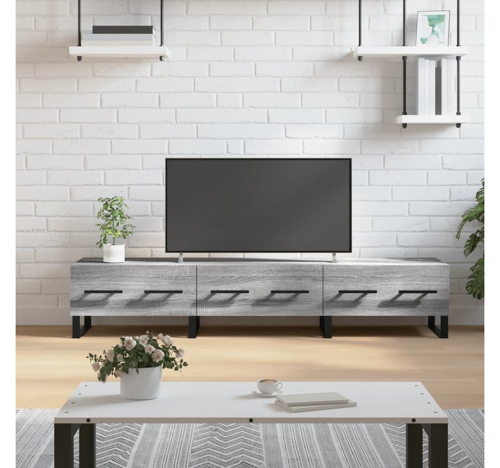 furnicato TV-Schrank Grau Sonoma 150x36x30 cm Holzwerkstoff (1-St) von furnicato