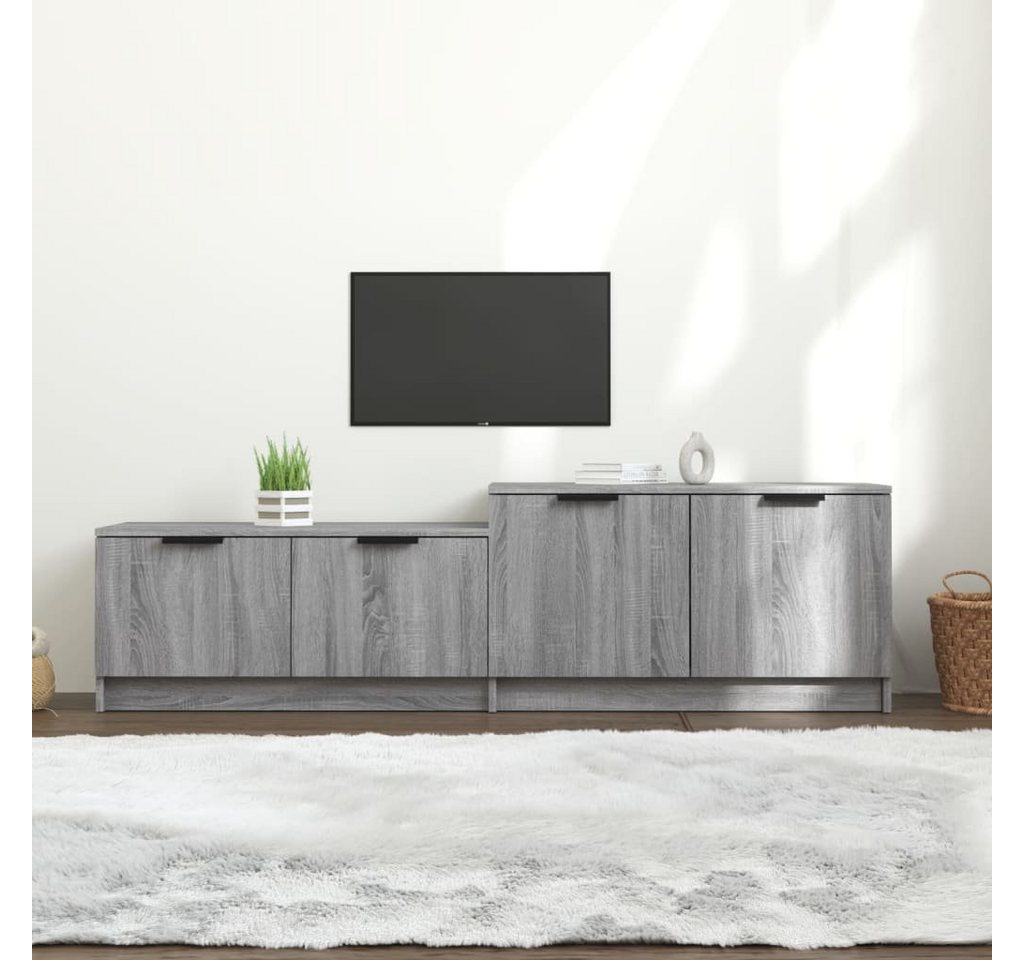 furnicato TV-Schrank Grau Sonoma 158,5x36x45 cm Holzwerkstoff (1-St) von furnicato
