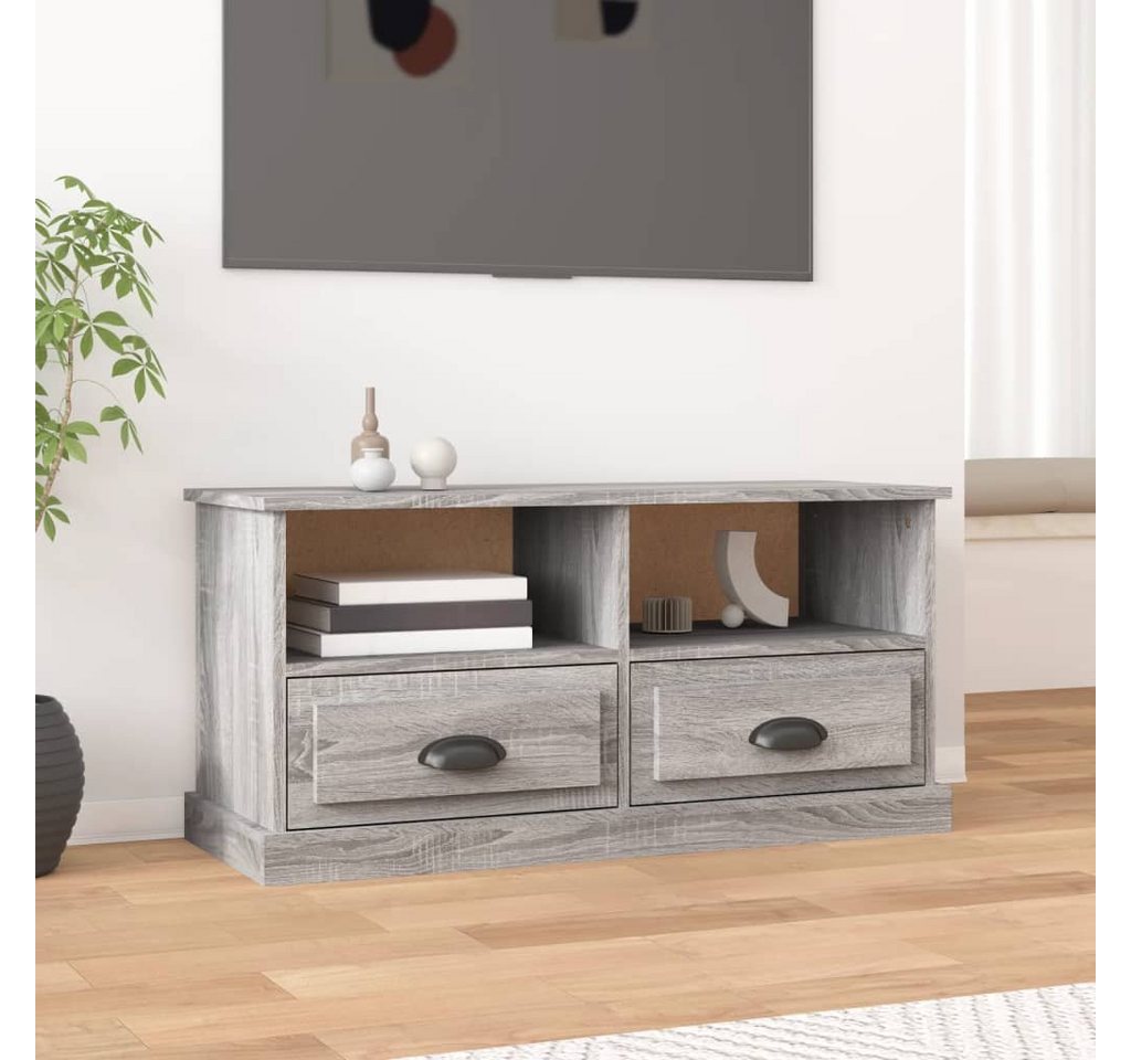 furnicato TV-Schrank Grau Sonoma 93x35,5x45 cm Holzwerkstoff (1-St) von furnicato