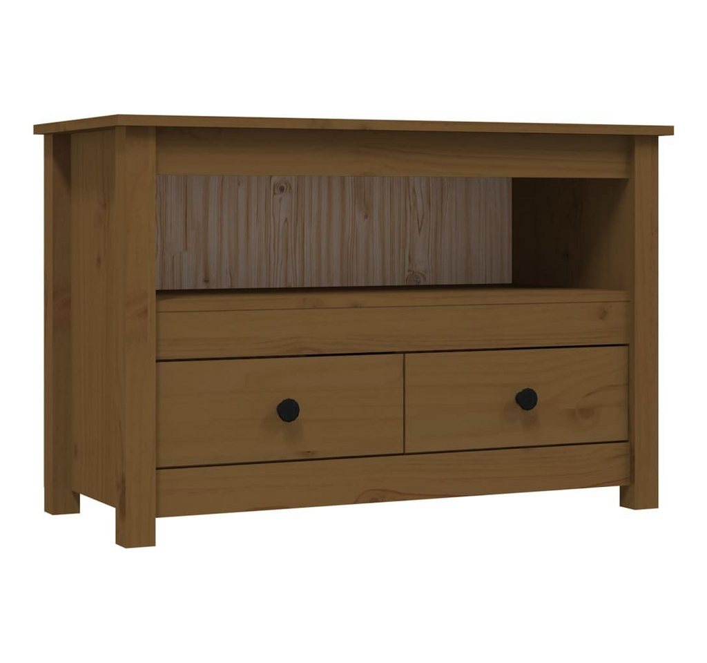 furnicato TV-Schrank Honigbraun 79x35x52 cm Massivholz Kiefer (1-St) von furnicato