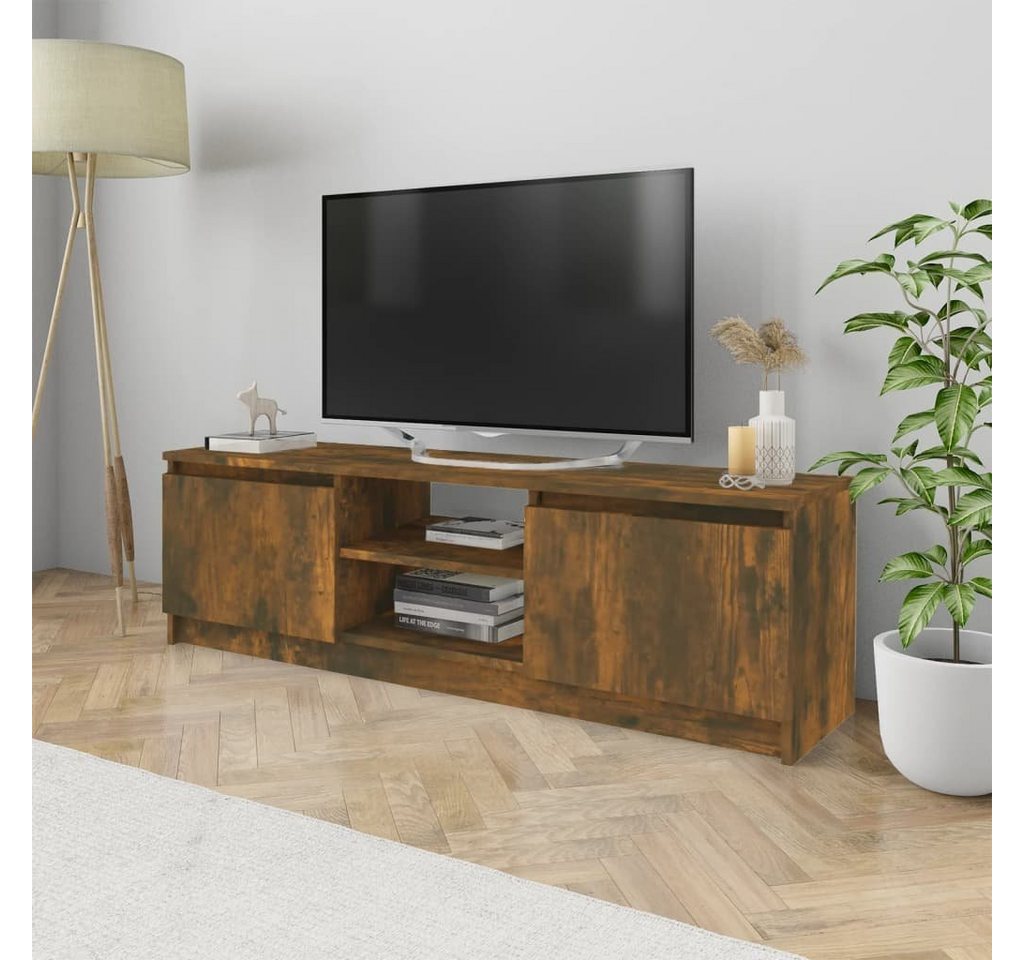 furnicato TV-Schrank Räuchereiche 120x30x35,5 cm Holzwerkstoff von furnicato