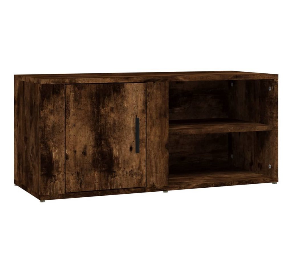 furnicato TV-Schrank Räuchereiche 80x31,5x36 cm Holzwerkstoff von furnicato