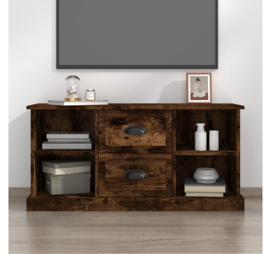 furnicato TV-Schrank Räuchereiche 99,5x35,5x48 cm Holzwerkstoff (1-St) von furnicato