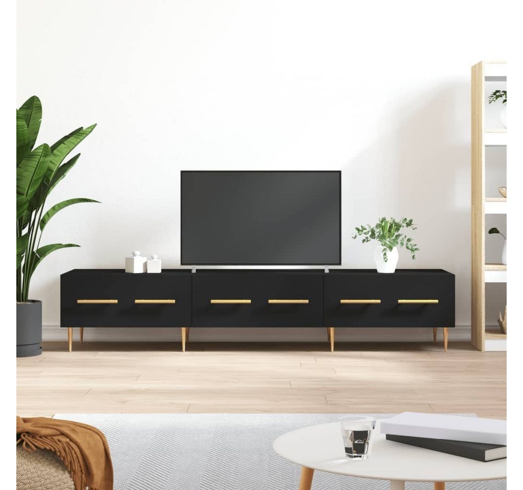 furnicato TV-Schrank Schwarz 150x36x30 cm Holzwerkstoff von furnicato