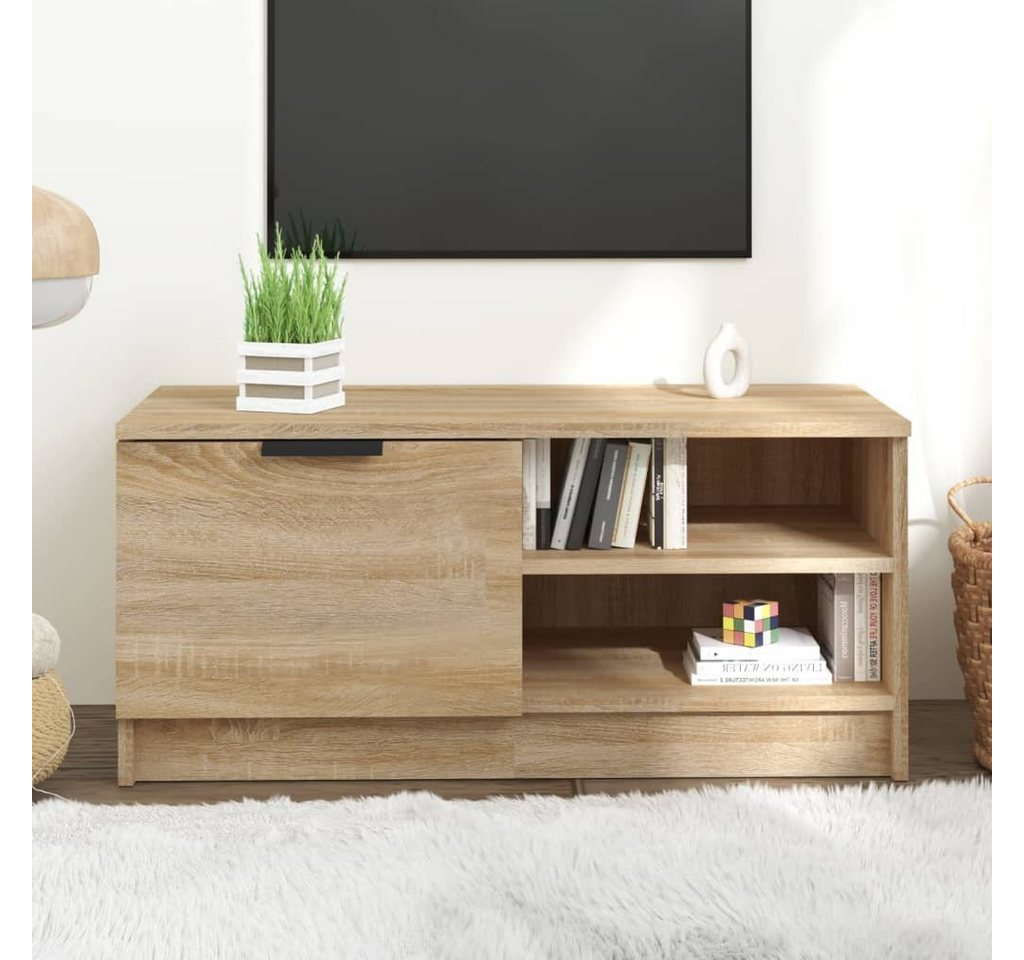 furnicato TV-Schrank Sonoma-Eiche 80x35x36,5 cm Holzwerkstoff (1-St) von furnicato