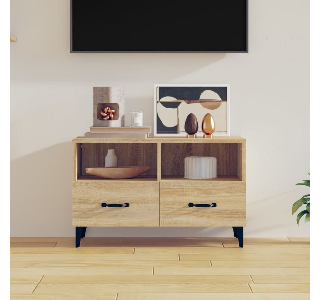 furnicato TV-Schrank Sonoma-Eiche 80x36x50 cm Holzwerkstoff (1-St) von furnicato