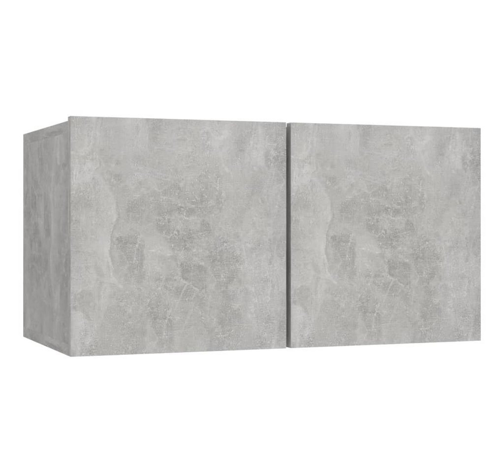 furnicato TV-Schrank TV-Hängeschrank Betongrau 60x30x30 cm von furnicato