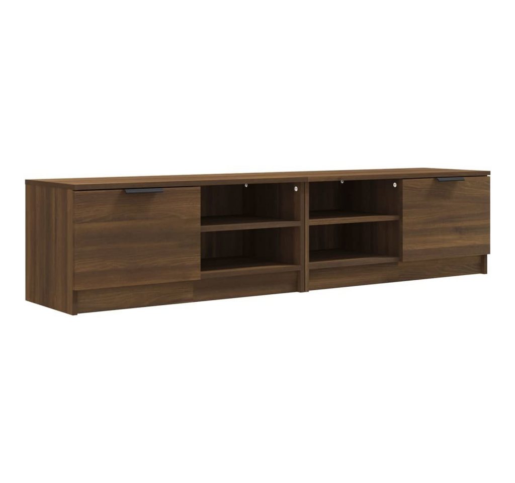 furnicato TV-Schrank TV-Schränke 2Stk. Braun Eichen-Optik 80x35x36,5cm Holzwerkstoff (1-St) von furnicato