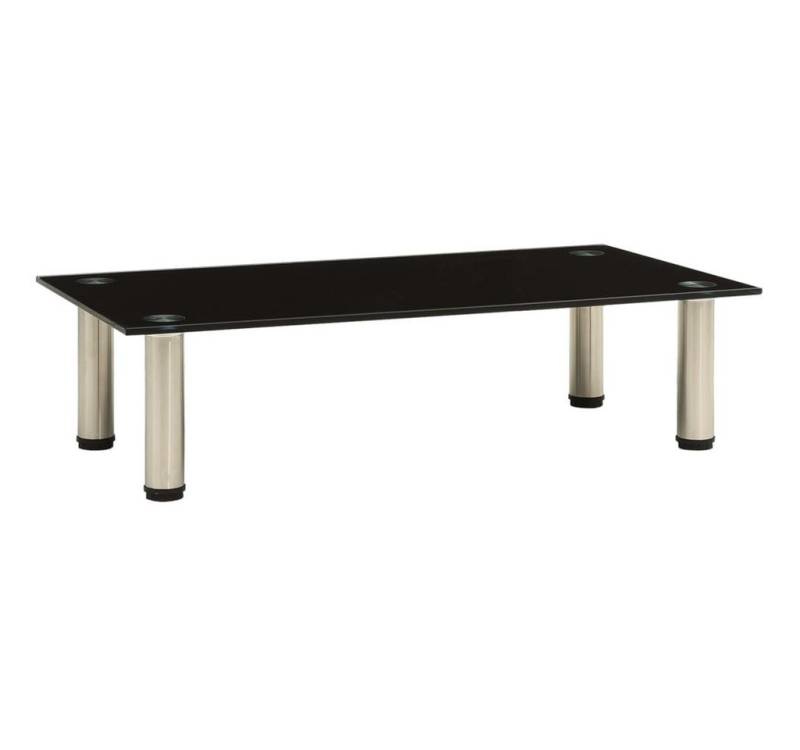furnicato TV-Board TV-Tisch 60x35x17 cm Schwarz Hartglas (1 St) von furnicato