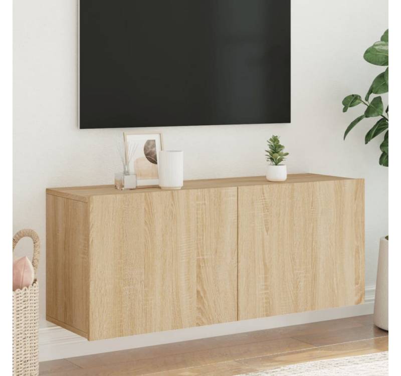 furnicato TV-Schrank TV-Wandschrank Sonoma-Eiche 100x30x41 cm (1-St) von furnicato