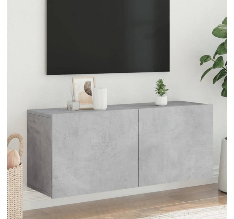 furnicato TV-Schrank TV-Wandschrank Betongrau 100x30x41 cm (1-St) von furnicato