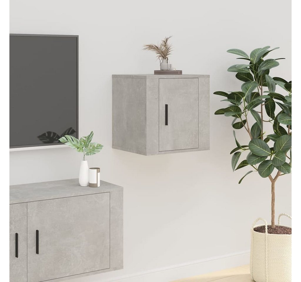 furnicato TV-Schrank TV-Wandschrank Betongrau 40x34,5x40 cm (1-St) von furnicato